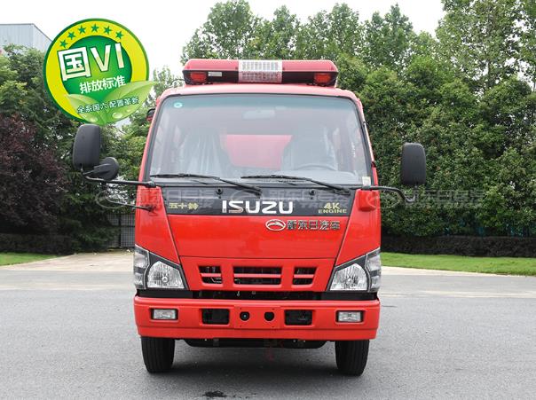 國六五十鈴1.5噸小型水罐消防車藍牌消防車